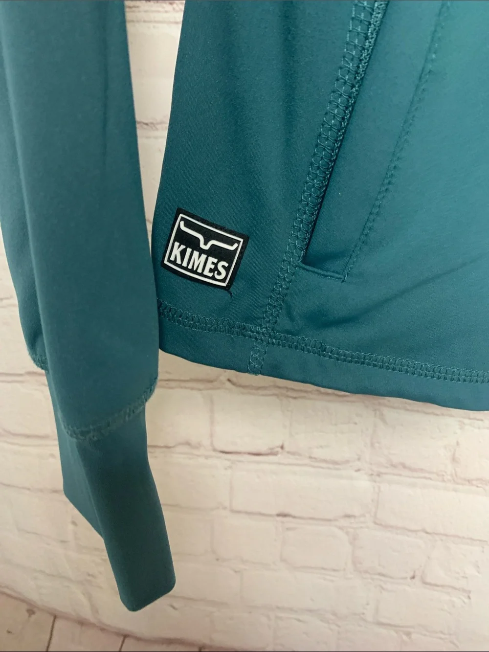 Kimes Ranch Performance Jacket in Teal Size L - Picture 4 of 6